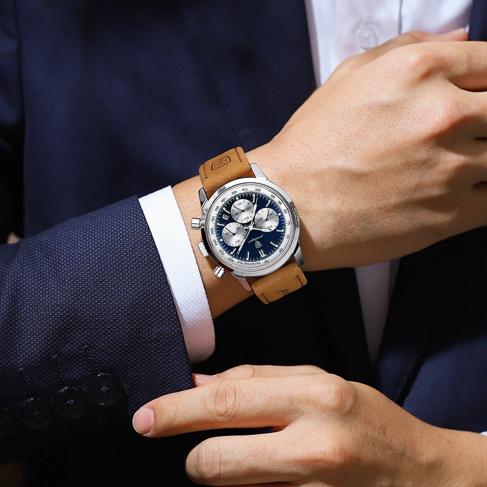 Relógio Masculino Luxo POEDAGAR® - OFERTA EXCLUSIVA