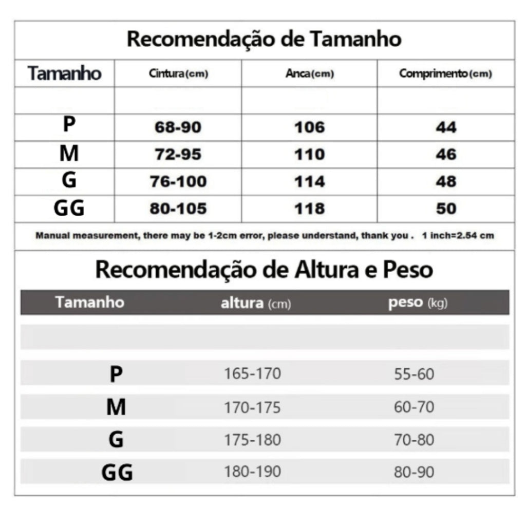 Short 2 em 1 Masculino Kaizen® - Treino-Academia-Corrida - Oferta Combo Exclusivo